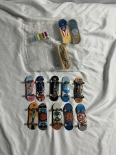LOT OF 10 Vintage Tech Deck Skateboards Boards, Extra Accessories, Wheels, Etc