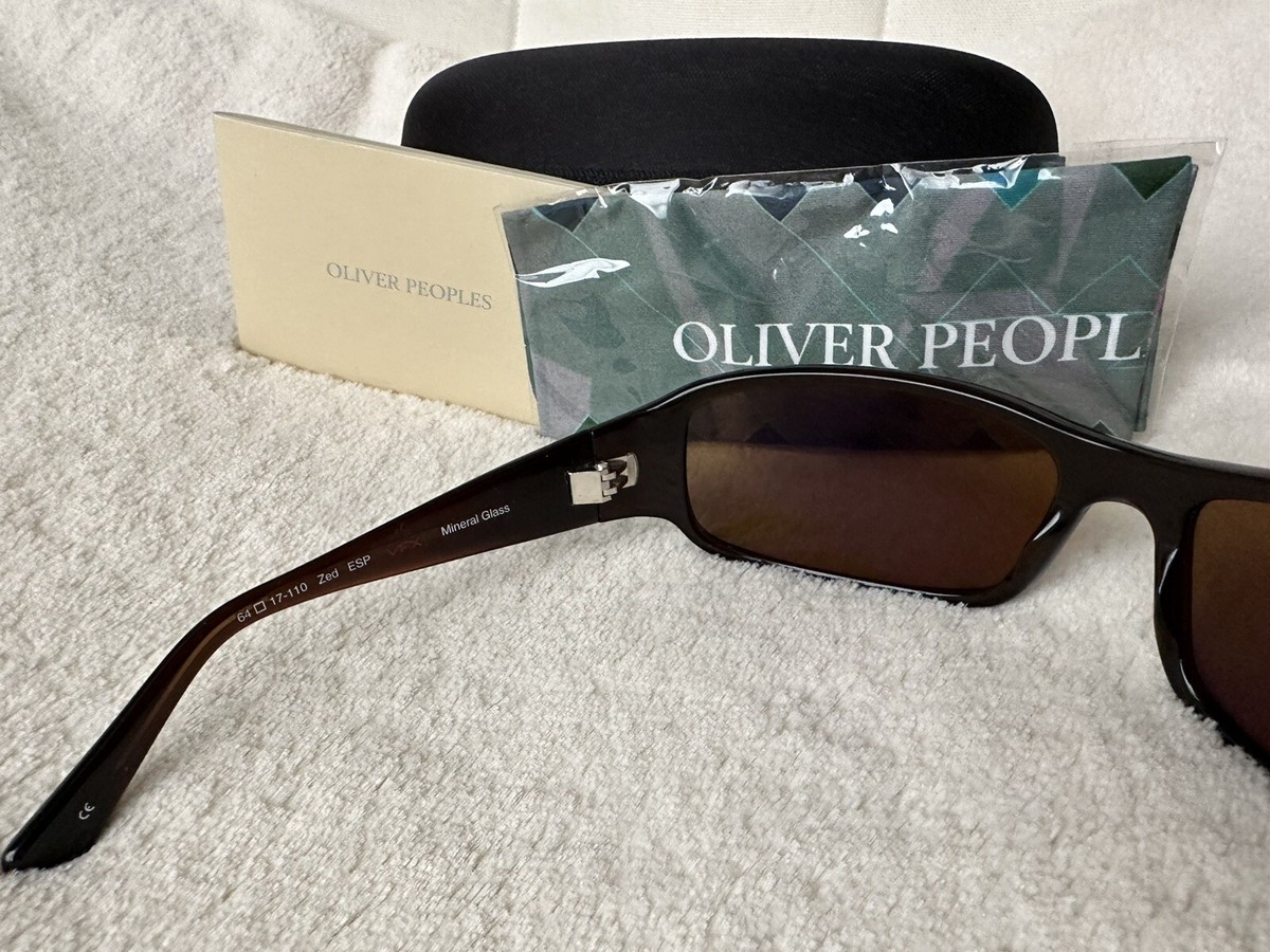 Oliver Peoples Zed Espresso + Brown VFX Mineral Glass 64-17 Oliver Peoples Zed Espresso + Brown VFX Mineral Glass 64-17