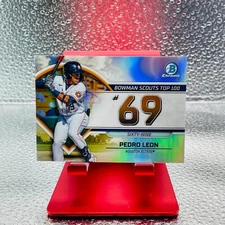 2023 Bowman #BTP-69 Pedro Leon Bowman Scouts Top 100
