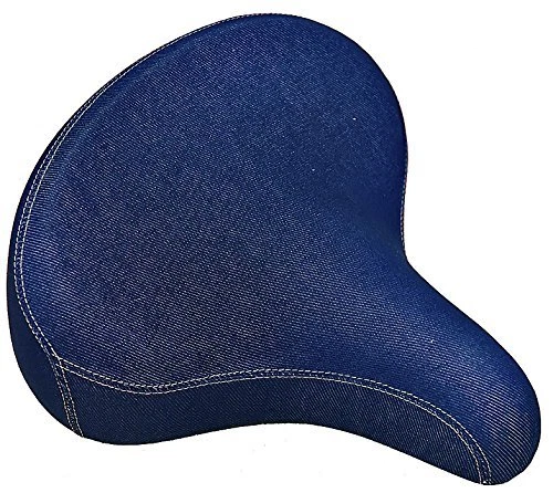 Sillín de asiento Velo Denim con suspensión cómoda bicicleta de playa crucero hecho en Taiwán Foto 2 de 3