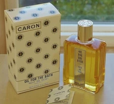 Vintage ** NUIT DE NOEL by CARON ** splash BATH OIL 4 oz~120 ml OLD FORMULA HUGE