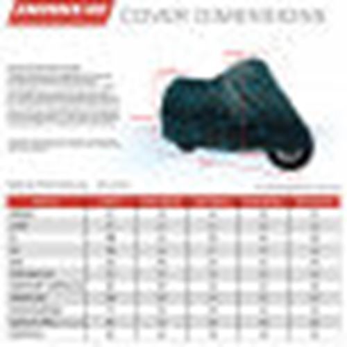Dowco Guardian Weatherall Plus Motorcycle Bike Cover S M L XL 2XL - Bild 5 von 6