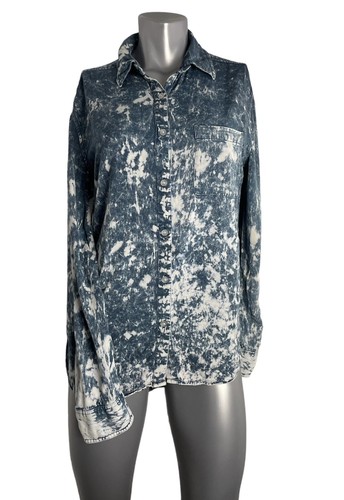 BYCORPUS LONG SLEEVED BUTTON DOWN DISTRESSED LOOKING SHIRT SALL Size S - Picture 2 of 6