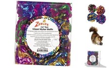 Zanies Giant Mylar Balls Cat Toys, 16-Piece Canisters
