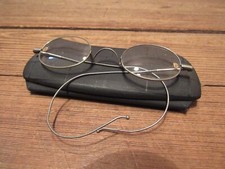 Vintage Eyeglasses ALBEX Silver Wire Rim Unisex