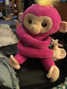 interactive monkey plush toy
