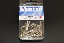 Mustad 7982H-DT 1X Double Tuna Hook - Size 7/0 - Duratin Pack of 10 - 7982HDT-70