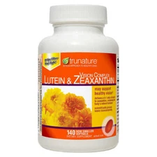 TRUNATURE Vision Complex Lutein 20/20 Ultra & Zeaxanthin Marigolds, 140 Softgels