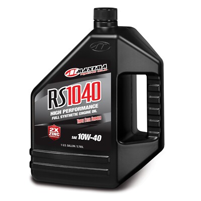 Maxima 39-169128 Full Synthetic Engine Oil Triple Ester Formula 10W-40 1 Gallon