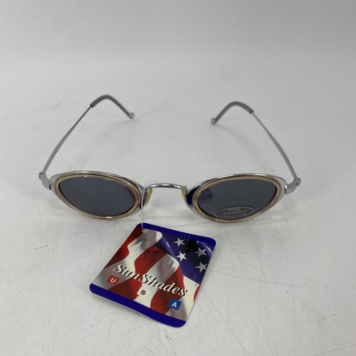 SunShades USA Kids Sunglasses UV Protection Silver& Peach Frame Gray Lens (4) - Picture 3 of 7
