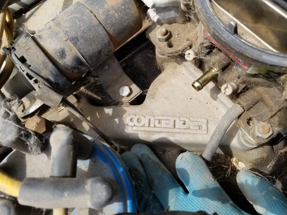 进气歧管 Holley Contender 289 302 1964-86 福特野马卡车都灵 — 第 3/4 张图片