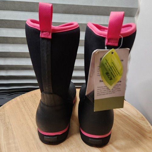 Muck Boot Element black pink kids boot youth 6 - Picture 5 of 11