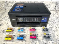 BROTHER MFC-J485DW All-In-One Color Inkjet Printer Wireless Scan/Copy w/ New Ink