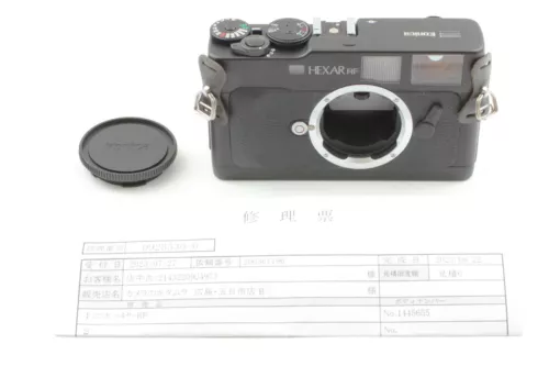 CLA'd "MINT" Konica Hexar RF Black 35mm Film Camera Body From JAPAN