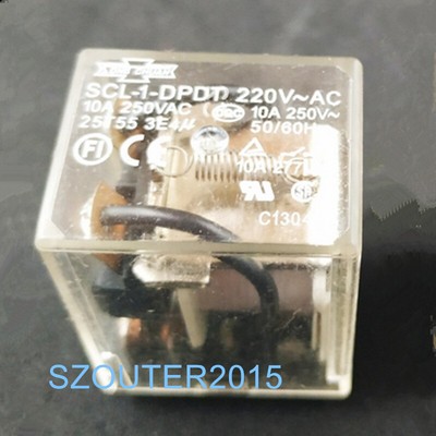 1PCS SCL-1-DPDT-220VAC 10A 8PIN Relay 8PIN New #W8