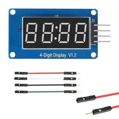 TM1637 4 Digit 7-Segment LED Anzeige Display Modul Arduino Raspberry Pi