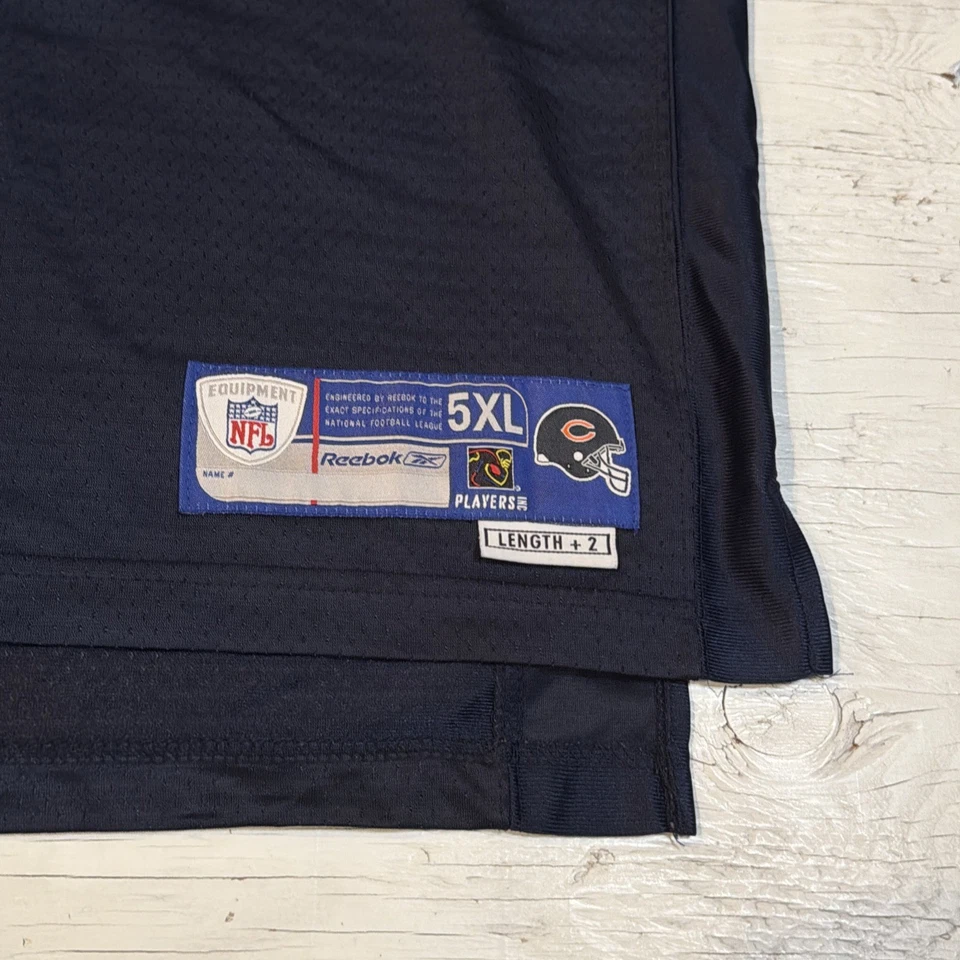 Camiseta de fútbol cosida Reebok NFL Brian Urlacher #54 Chicago Bears BSH talla 5XL Foto 3 de 4