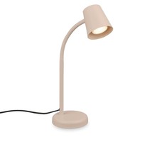 Briloner Schreibtischlampe GU10 9W Beige Schwenkbar Kabelschalter Tischleuchte
