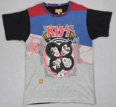 RCNSTRCT Studio KISS Reworked T Shirt Medium Upcycled Rock Band Tee NWOT