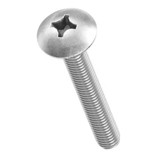 Machine Screws Phillips Head(M6-1x50) 20Pcs, Silver