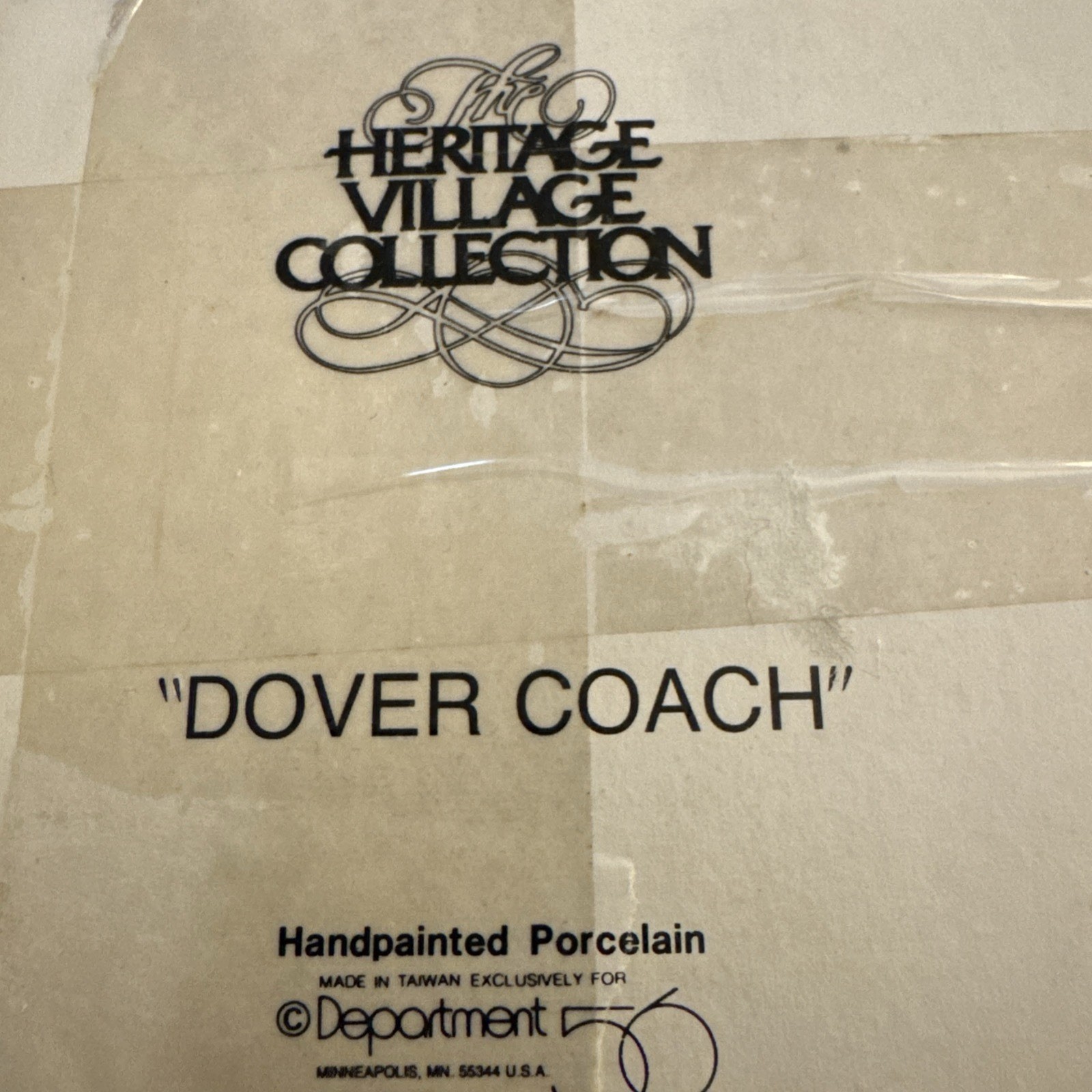 Department 56 Heritage Village Collection Dover Coach # 6590-0 Horse Carriage thumbnail 2