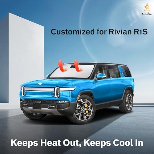 für Rivian R1S 2022-2024 2025 Windschutzscheibe Sonnenschutz passend für RivianR1S (2022-2025) - Bild 2 von 6