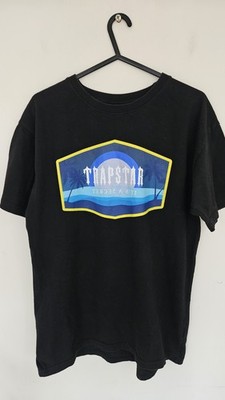 Trapstar London Its A Secret T-Shirt Schwarz Palmen Schild Logo Herren Medium M
