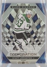 2022-23 Upper Deck Black Diamond Diamonation 81/99 Wyatt Johnston #D-WJ 15ok