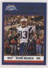 2005 New England Patriots Super Bowl XXXIX Champions Box Set Deion Branch 0h1