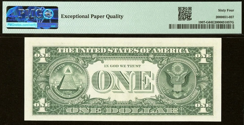 3 Matching Radar Serial Numbers - 1969D 1981 1988A $1 FRN PMG 66EPQ 65EPQ 64EPQ - Image 3 of 4