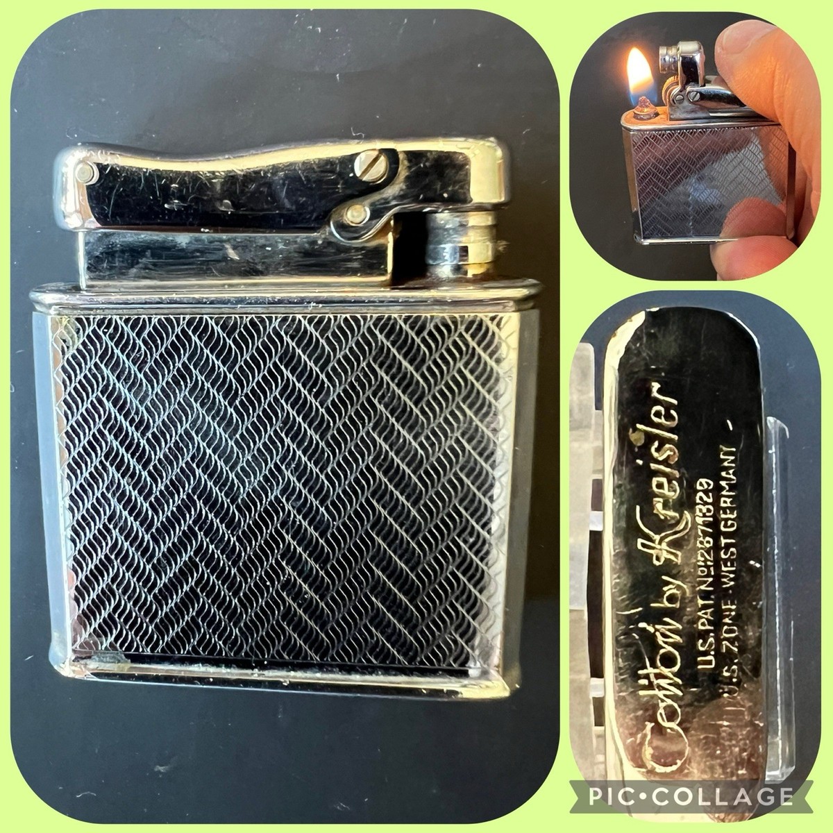 Colibri by Kreisler c1940-50s Lighter-Post WWII Occupation-West