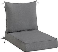 Deep Seat Patio Cushion Sundale Olefin Medium Gray 24 x 24 x 4 R017