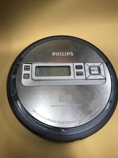 Phillips Portable MP3 CD Player EXP2550 Blue Gray Vintage - CD R Untested Item