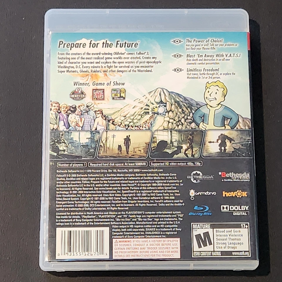 Fallout 3 (Sony PlayStation 3, 2008) Foto 2 de 4