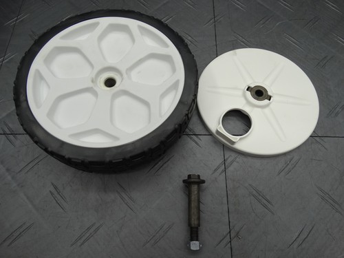 Toro 60V Recycler Mower 21357 Back Drive Wheel + Bolt Original PN:127-0692 - Picture 2 of 7