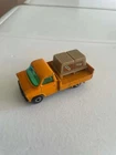 Matchbox Lesney No.66 Ford Transit Orange Pickup Truck 1977 England Crate Load