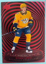 2025-26 Upper Deck Series 2 Hockey Fluorescence Red #F-32 Ryan Ufko RC