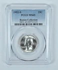 1952-S 25C Washington Quarter PCGS Mint State MS65