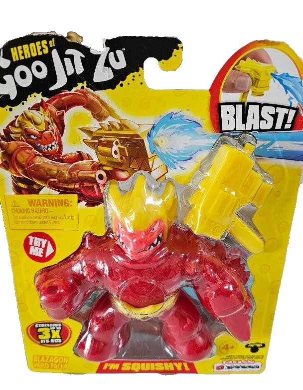 MOOSE TOY- Heroes of Goo Jit Zu Meteor Madness Lava Rhinestone