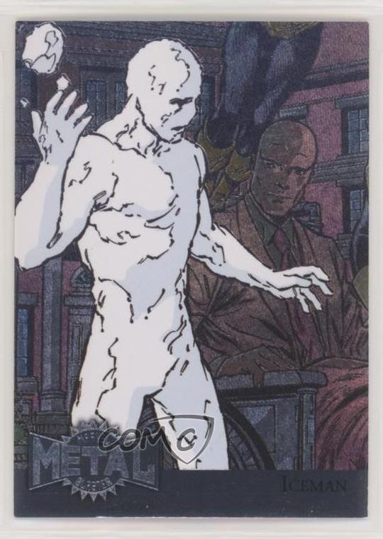 2015 Marvel Fleer Retro 1995 Fleer Metal Blaster Iceman #22 9e1