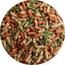 Teichsticks Teichfutter Gartenteich Sticks Koi Fischfutter ROT GR&Uuml;N HELL 10 kg