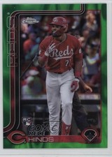 2025 Topps Chrome Green Lava Refractor /99 Rece Hinds #253 1mv7