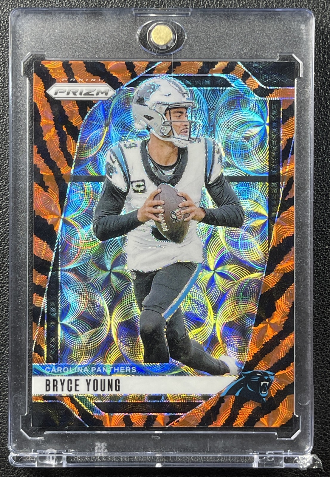 BRYCE YOUNG 2024 PANINI PRIZM #37 CHOICE TIGER STRIPE PANTHERS SP