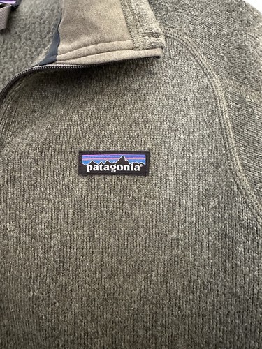 Youth Olive Green Half Zip Patagonia Pull Over with Collar Size Large - Picture 12 of 13