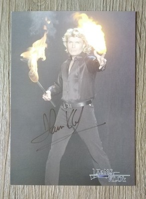 B1330 Hans Klok Autogrammkarte original signiert