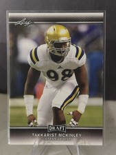 2017 Leaf Draft - Takkarist McKinley #55 (RC)