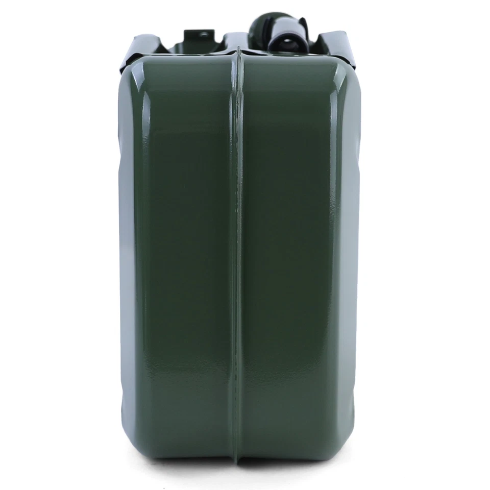 10L Metallkanister Kraftstoff Benzin Diesel Reserve mit Einfüllstutzen Grün - Bild 4 von 4