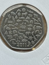 WWF 2011 QEII World Wildlife Fund 50 Pence. Circulated. Very Good C.
