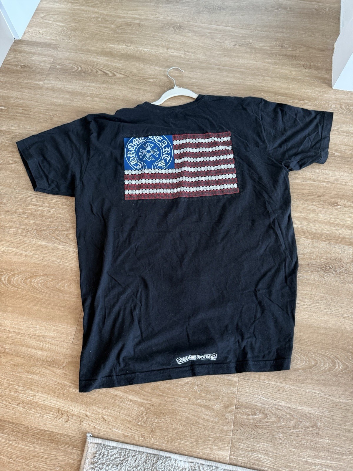 Chrome Hearts American Flag Dagger T-Shirt (Black) Size XXL