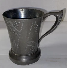 J.A. Eisenhardt Triple Plate Engraved Cup 3.75 Florence Silver-plate Balto, MD